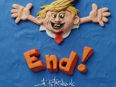 Трамп закончил войну с Ираном. Карикатура А.Петренко: t.me/PetrenkoAndryi Трамп закончил войну с Ираном. Карикатура А.Петренко: t.me/PetrenkoAndryi