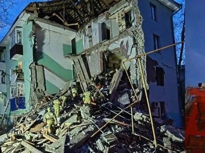 Обрушение дома. Фото: МЧС