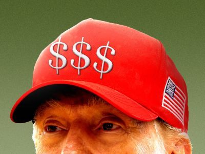 Трамп и коррупция. Источник: axios.com