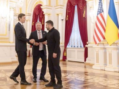 Встреча Уиткоффа, Кушнера и Зеленского. Фото: Uatv.Ua