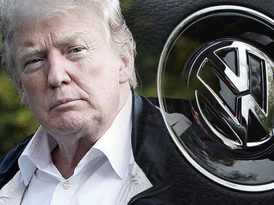 Трамп и Фольксваген. Источник: www.express.co.uk